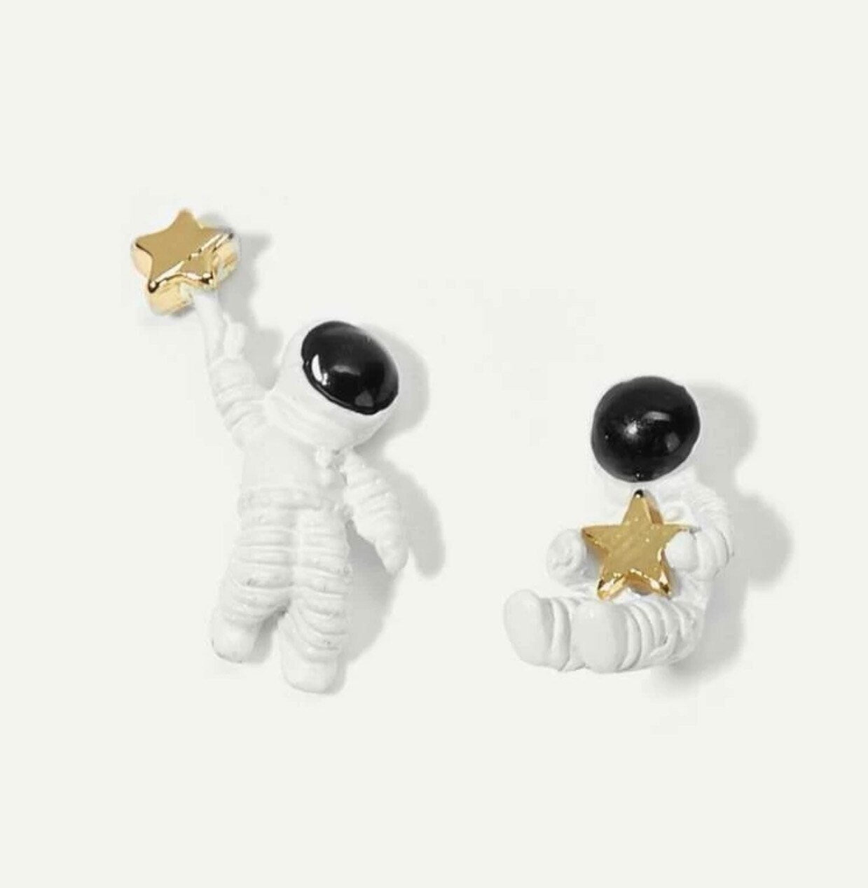 Astronaut Earrings, Cute Earrings, Women’s Stud Earrings, Space Earrings, Quirky Earrings, Astronaut Jewelry, Space Jewelry, Statement Studs