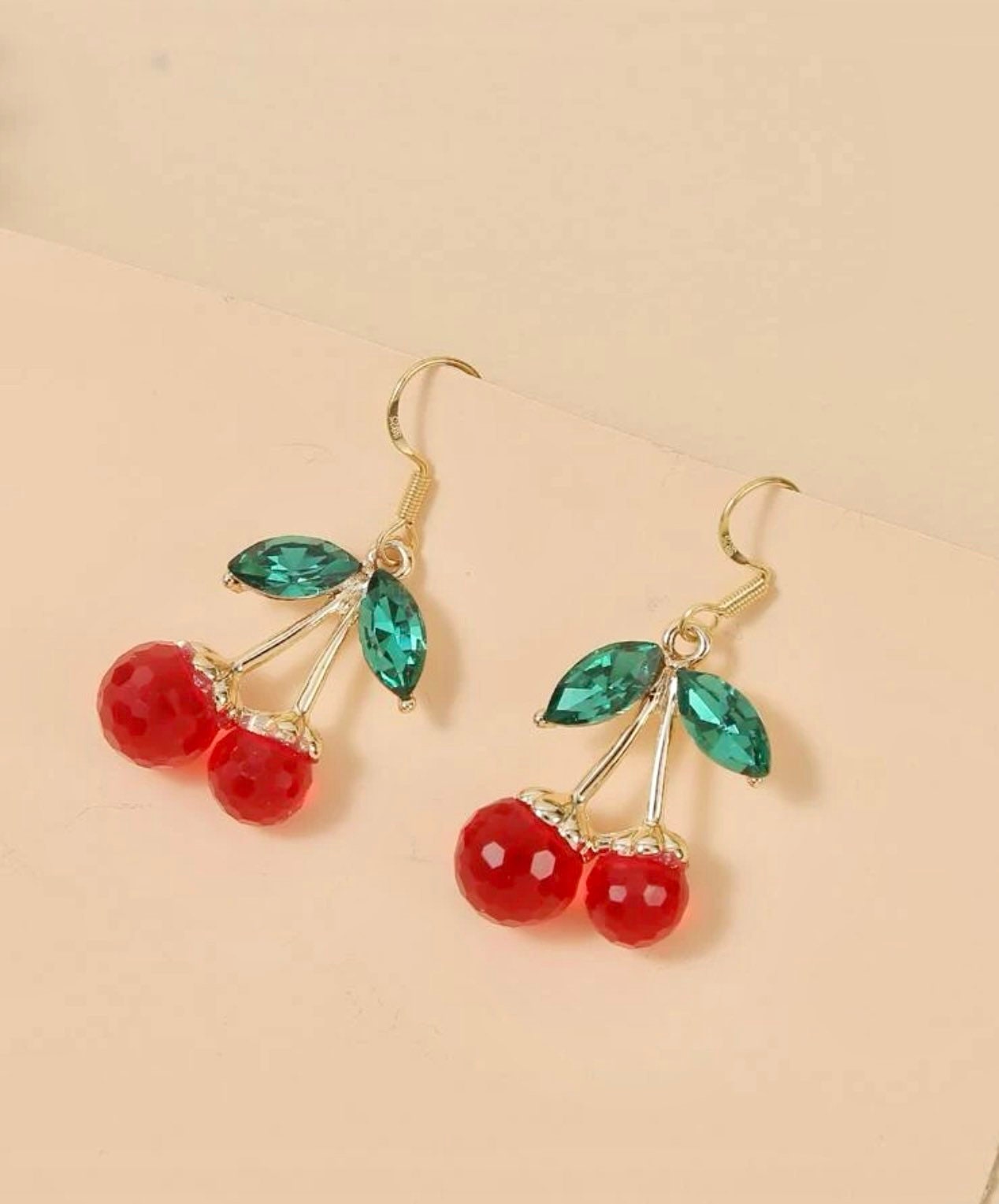 Cherry sale dangle earrings